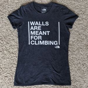 Walls Are Meant For Climbing tee XS